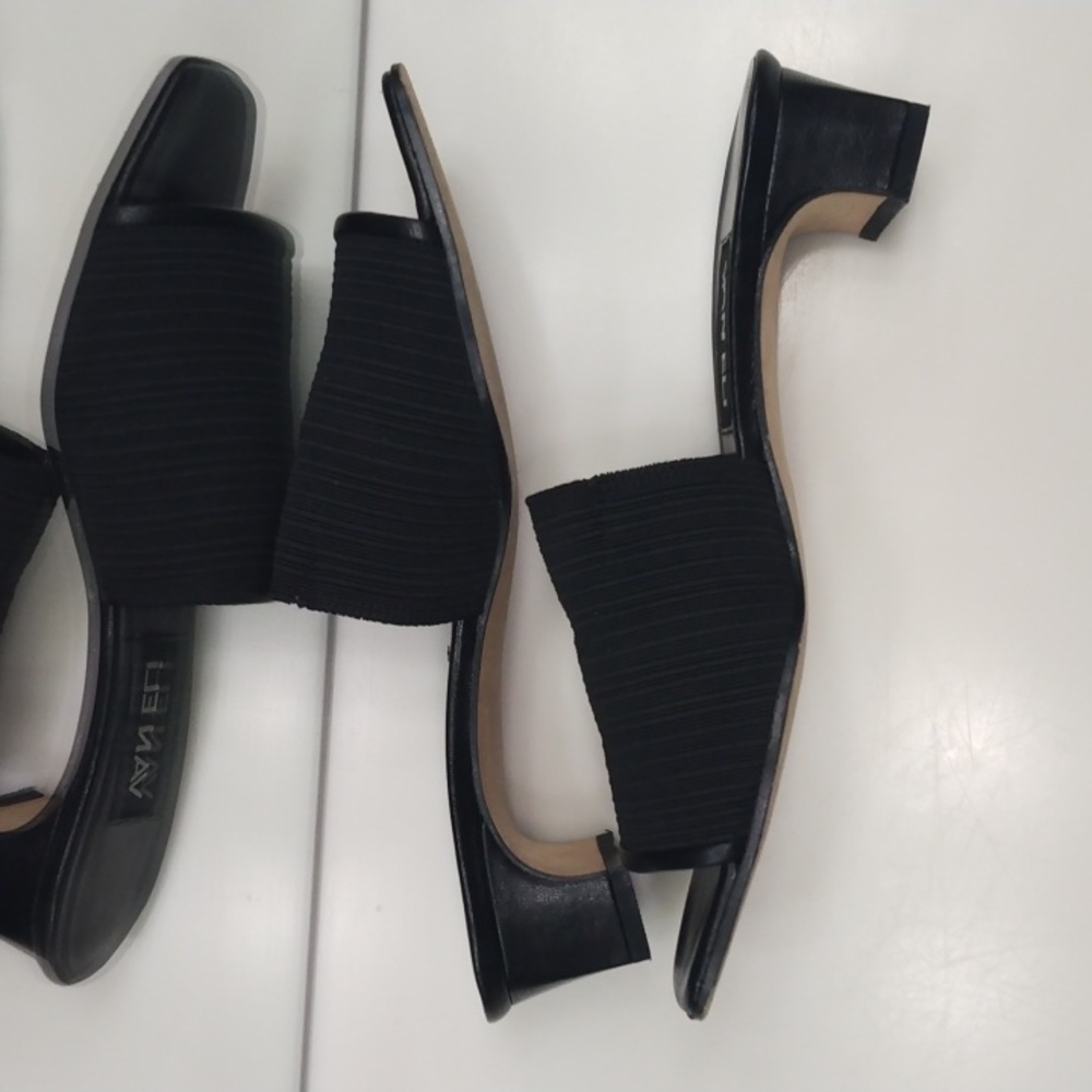 ❣️HP❣️ VANELI BLACK TEXTILE SLIP ON MULE SLIDE SANDALS SIZE 7M - Picture 6 of 8